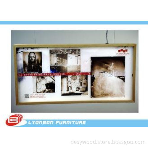 High End MDF Light Box / Wooden Display Accessory For Shopp